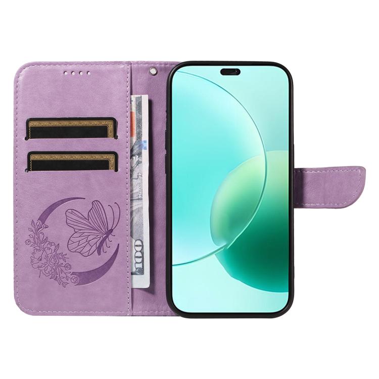 For Honor 400 Lite Global Swallowtail Butterfly Embossed Leather Phone Case