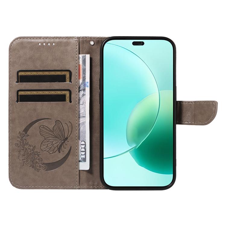 For Honor 400 Lite Global Swallowtail Butterfly Embossed Leather Phone Case