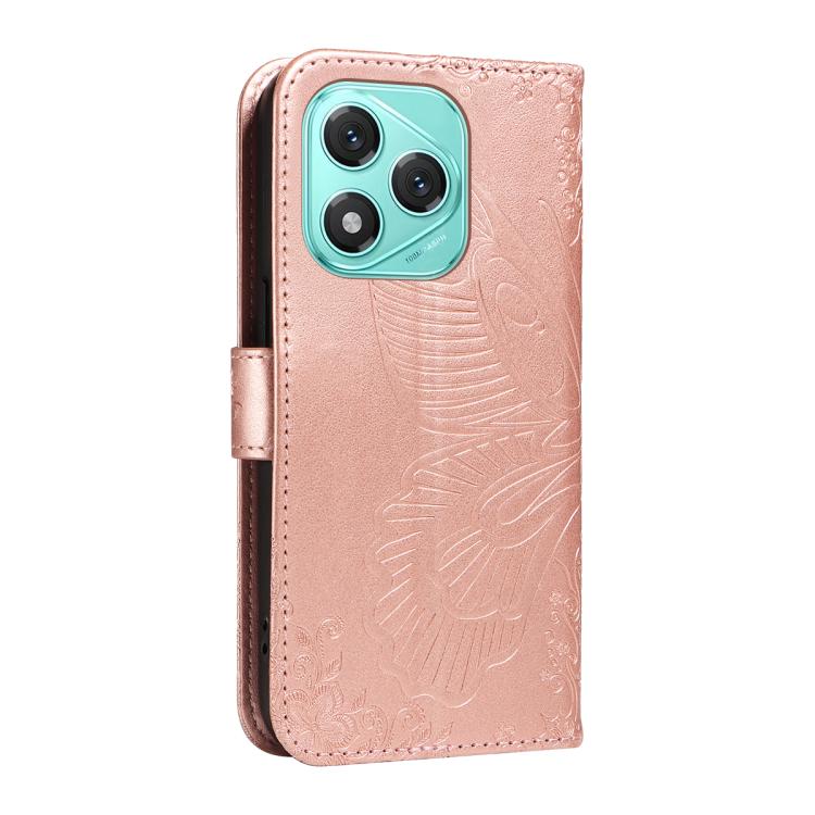 For Honor 400 Lite Global Swallowtail Butterfly Embossed Leather Phone Case