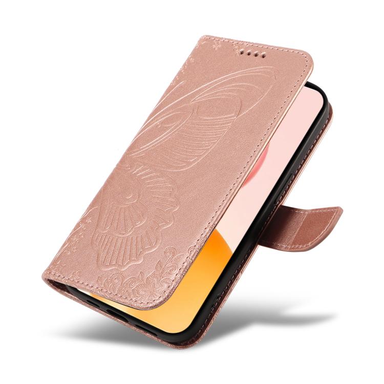 For Honor 400 Global 156.5mm Swallowtail Butterfly Embossed Leather Phone Case