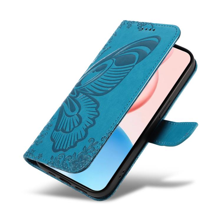 For Honor 400 Pro Global 160.8mm Swallowtail Butterfly Embossed Leather Phone Case