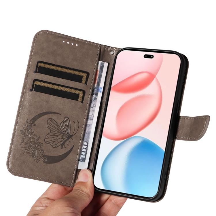 For Honor 400 Pro Global 160.8mm Swallowtail Butterfly Embossed Leather Phone Case