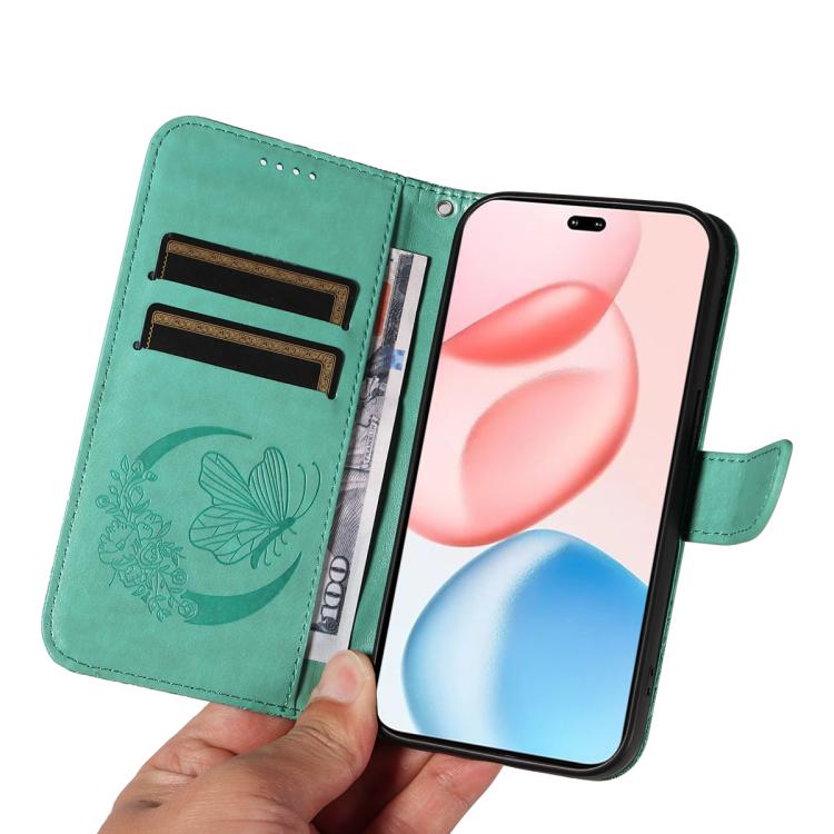 For Honor 400 Pro Global 160.8mm Swallowtail Butterfly Embossed Leather Phone Case