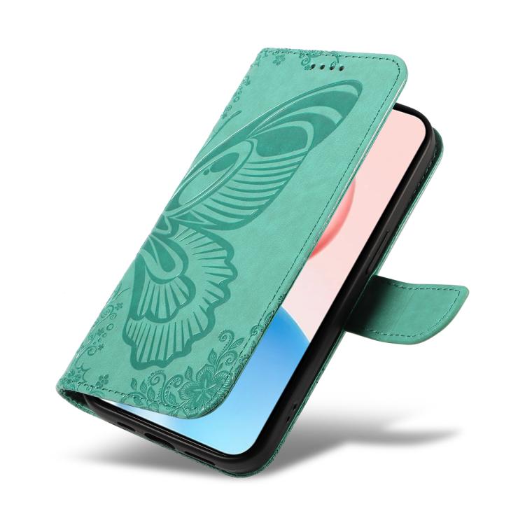 For Honor 400 Pro Global 160.8mm Swallowtail Butterfly Embossed Leather Phone Case