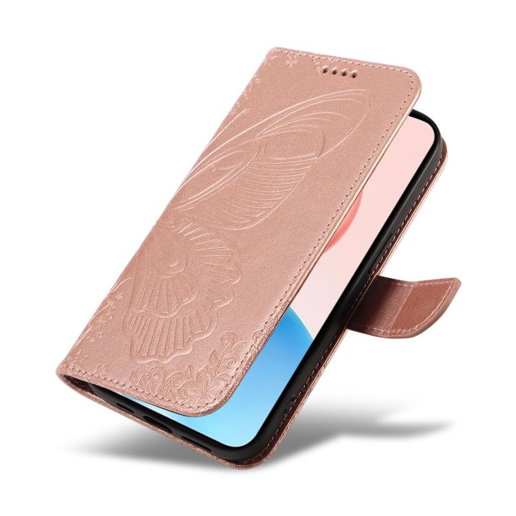 For Honor 400 Pro Global 160.8mm Swallowtail Butterfly Embossed Leather Phone Case