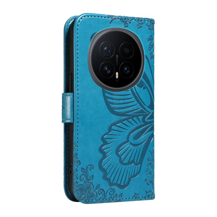 For Honor Magic8 Swallowtail Butterfly Embossed Leather Phone Case