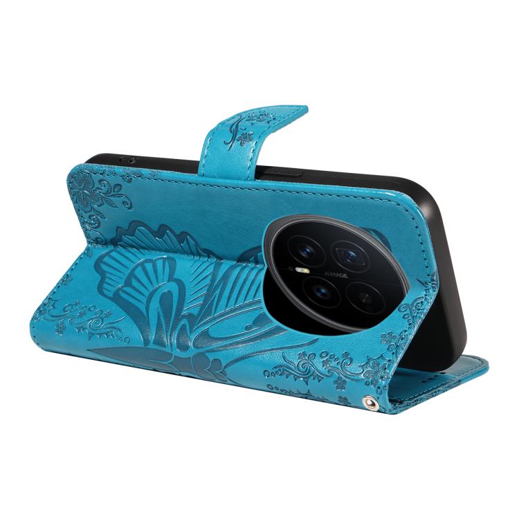 For Honor Magic8 Swallowtail Butterfly Embossed Leather Phone Case