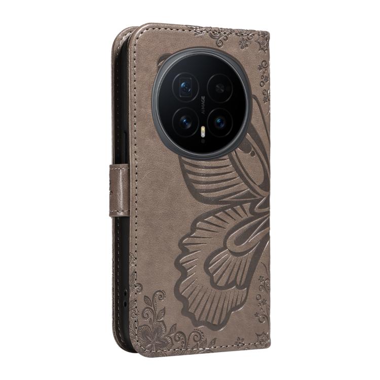 For Honor Magic8 Swallowtail Butterfly Embossed Leather Phone Case