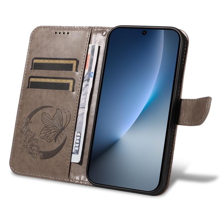 For Honor Magic8 Swallowtail Butterfly Embossed Leather Phone Case