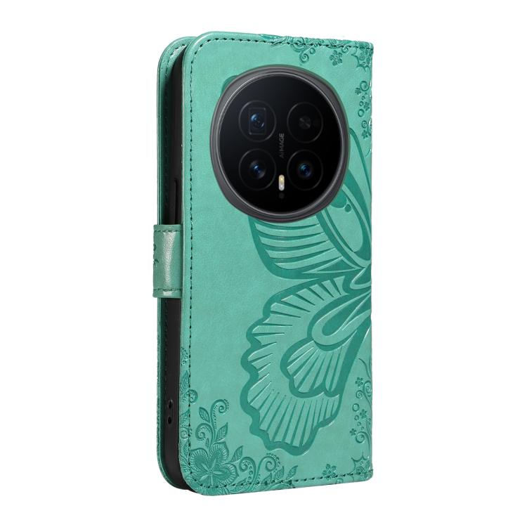 For Honor Magic8 Swallowtail Butterfly Embossed Leather Phone Case