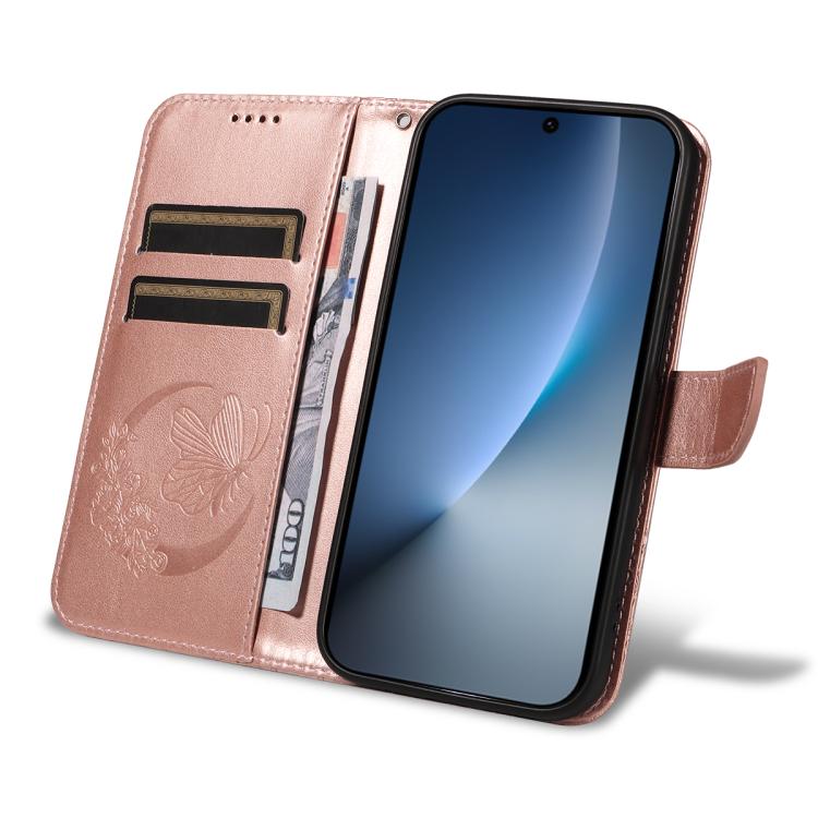 For Honor Magic8 Swallowtail Butterfly Embossed Leather Phone Case