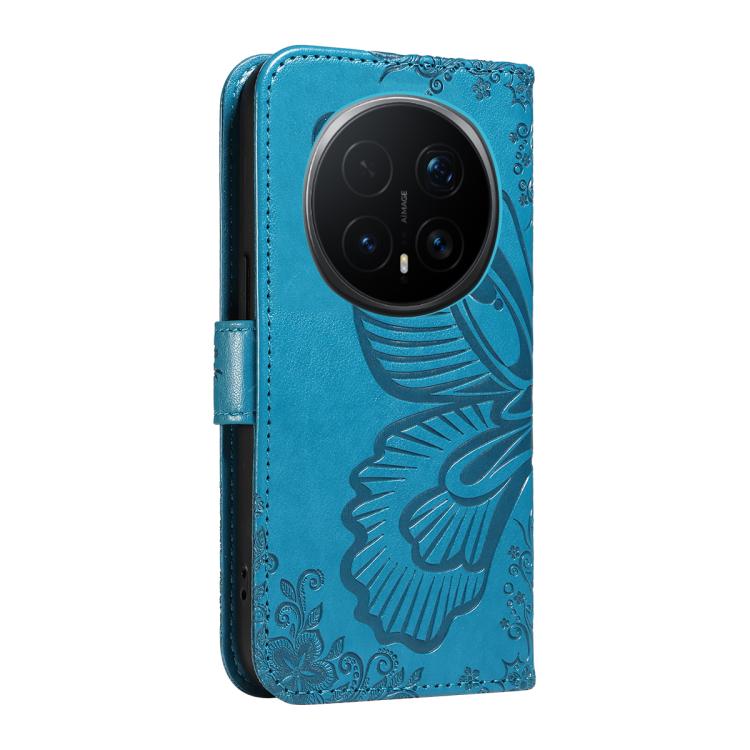 For Honor Magic8 Pro Swallowtail Butterfly Embossed Leather Phone Case