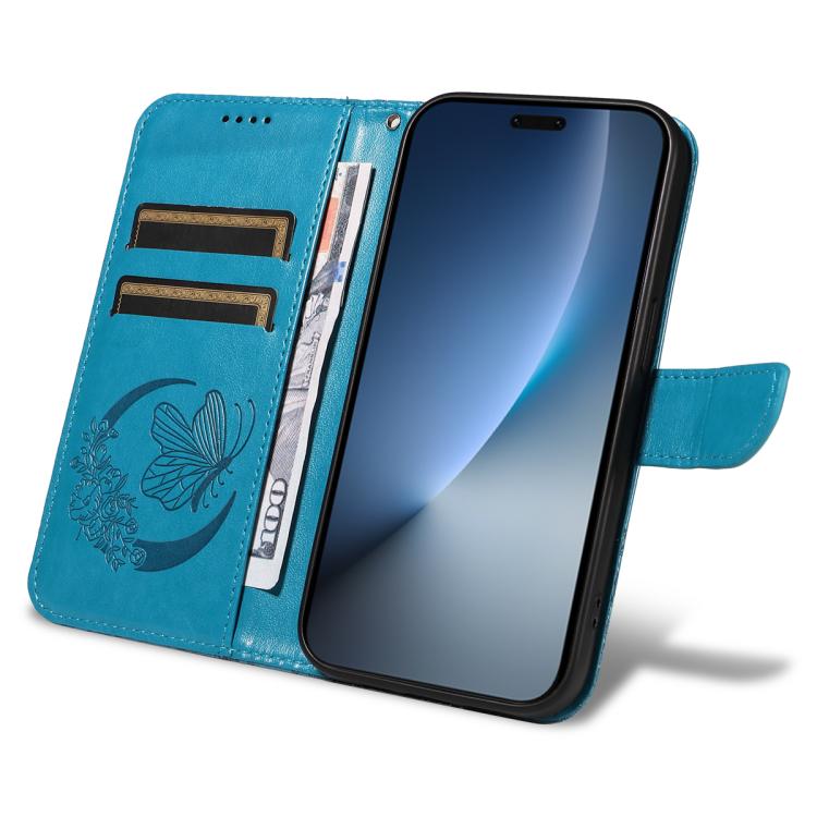 For Honor Magic8 Pro Swallowtail Butterfly Embossed Leather Phone Case