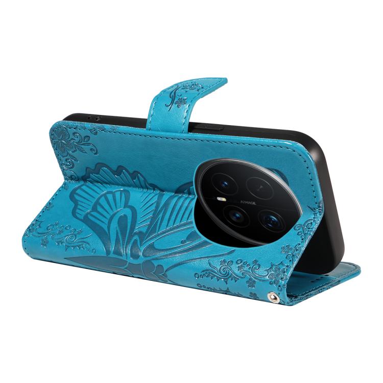 For Honor Magic8 Pro Swallowtail Butterfly Embossed Leather Phone Case