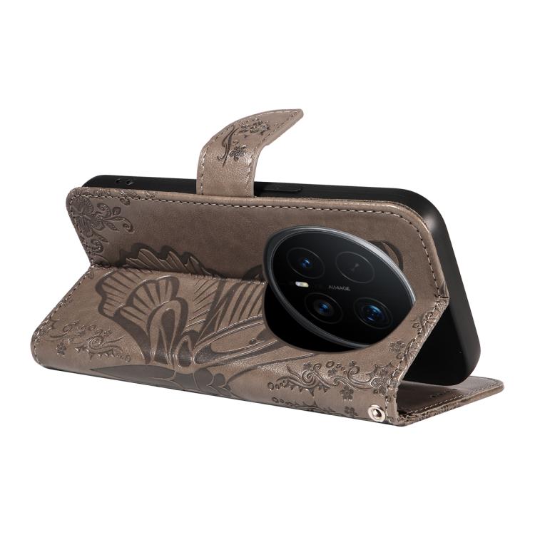 For Honor Magic8 Pro Swallowtail Butterfly Embossed Leather Phone Case