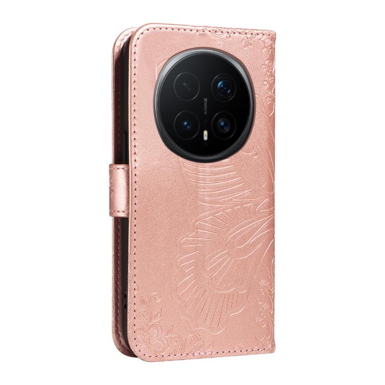 For Honor Magic8 Pro Swallowtail Butterfly Embossed Leather Phone Case