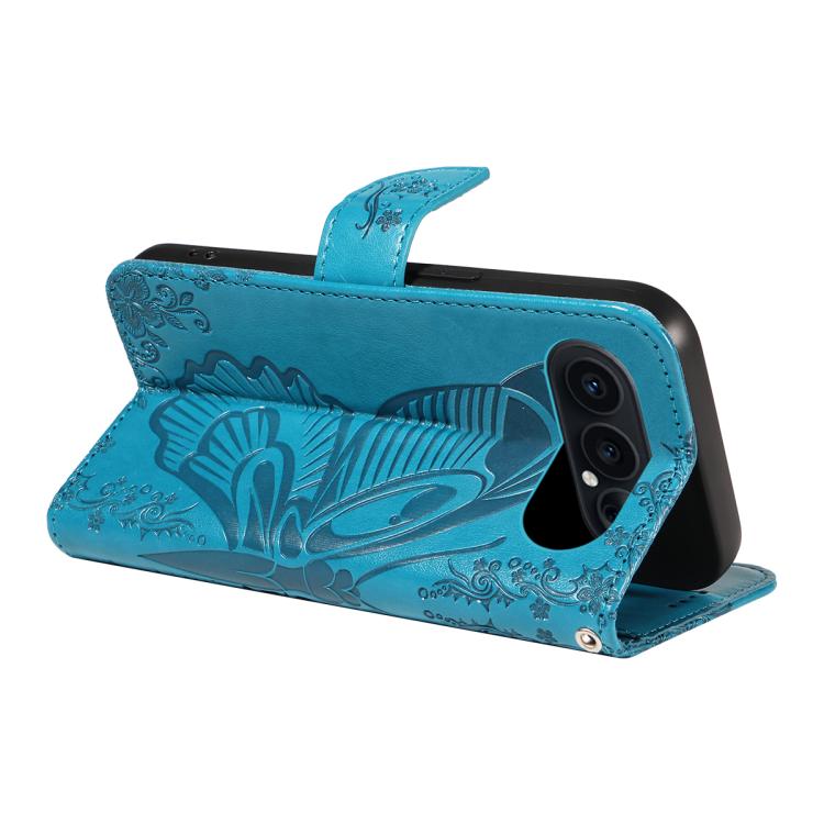 For Honor 500 Pro Global 155.8mm Swallowtail Butterfly Embossed Leather Phone Case