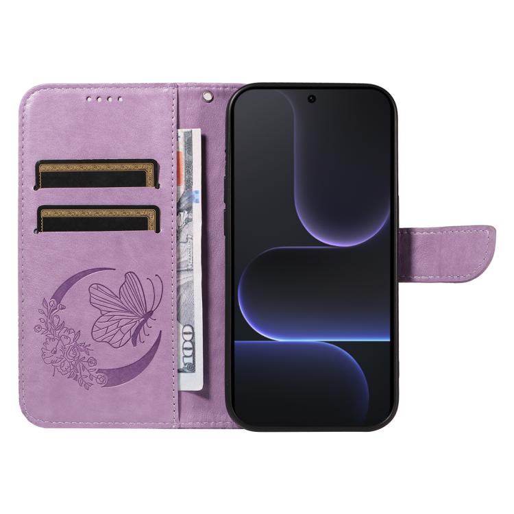 For Honor 500 Pro Global 155.8mm Swallowtail Butterfly Embossed Leather Phone Case