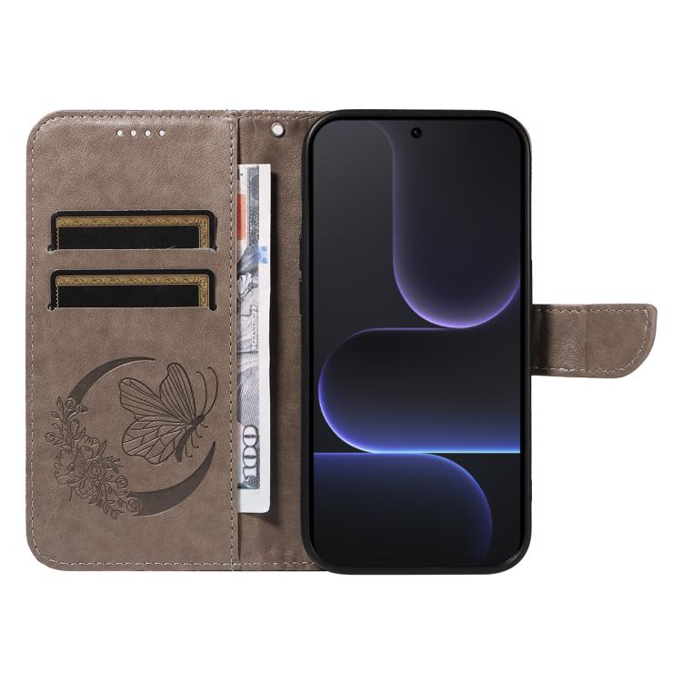For Honor 500 Pro Global 155.8mm Swallowtail Butterfly Embossed Leather Phone Case