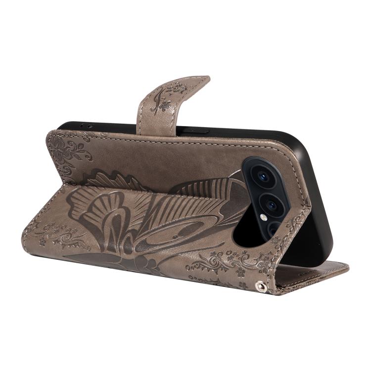 For Honor 500 Pro Global 155.8mm Swallowtail Butterfly Embossed Leather Phone Case