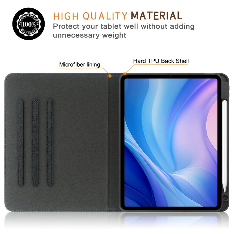 For iPad Air 11 2026 / 2025 / 2024 Front Stand Smart TPU Leather Tablet Case
