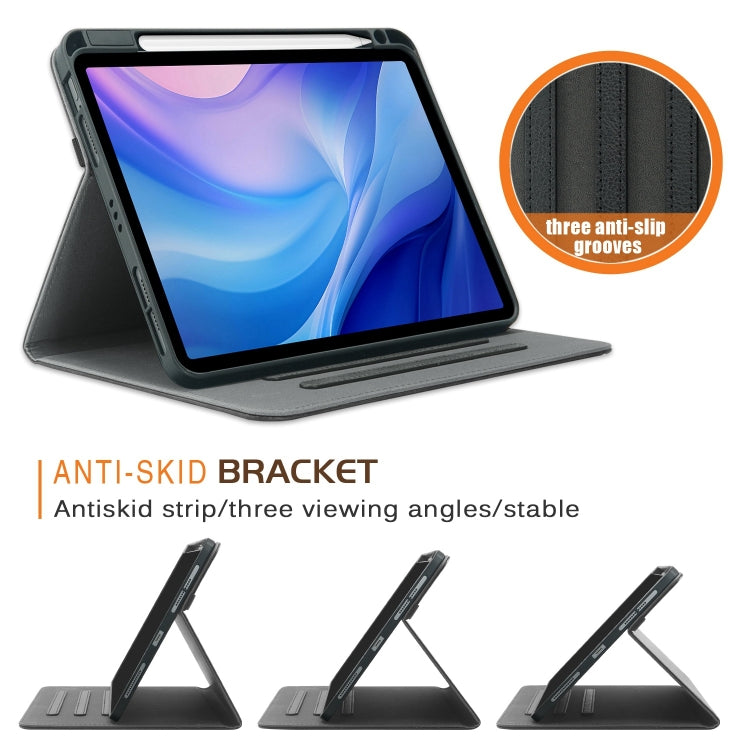 For iPad Air 11 2026 / 2025 / 2024 Front Stand Smart TPU Leather Tablet Case