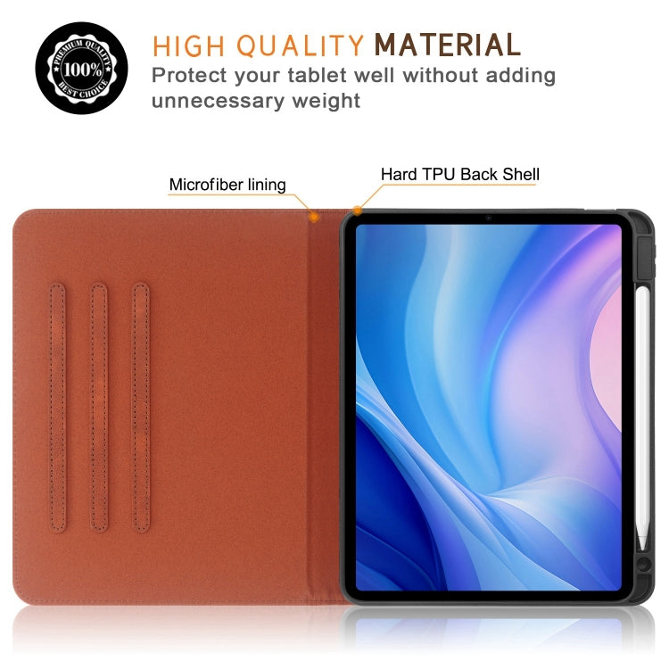 For iPad Air 11 2026 / 2025 / 2024 Front Stand Smart TPU Leather Tablet Case
