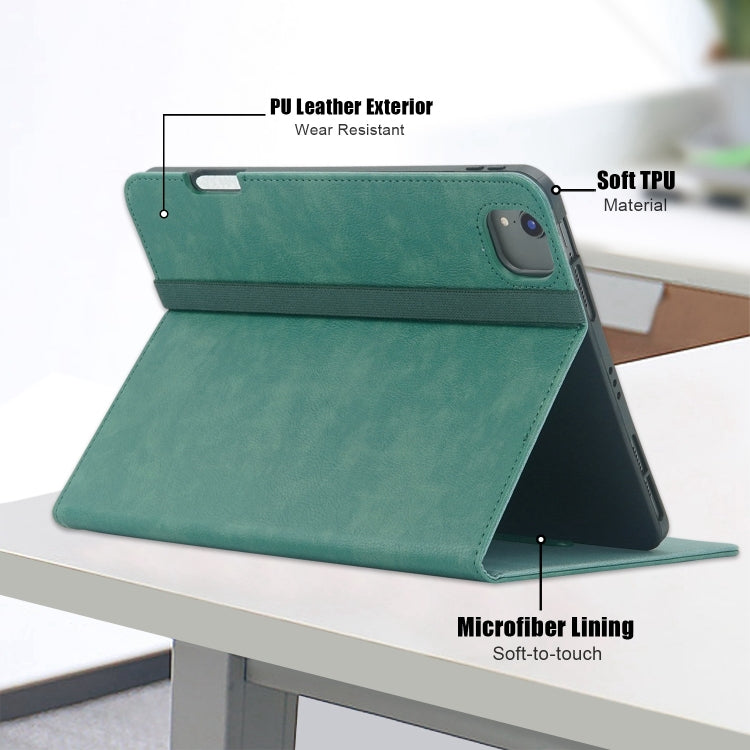 For iPad Air 11 2026 / 2025 / 2024 Front Stand Smart TPU Leather Tablet Case