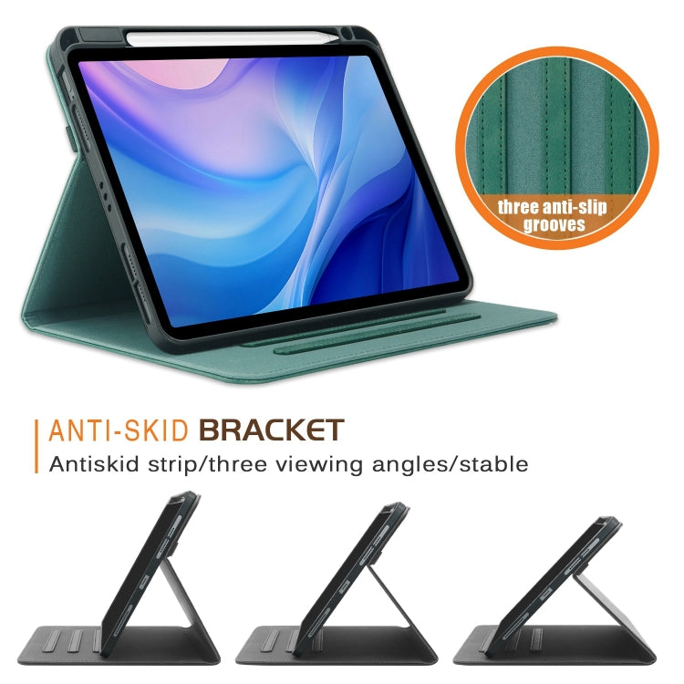 For iPad Air 11 2026 / 2025 / 2024 Front Stand Smart TPU Leather Tablet Case