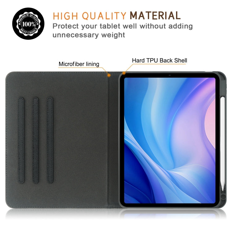 For iPad Pro 11 2025 / 2024 Front Stand Smart TPU Leather Tablet Case