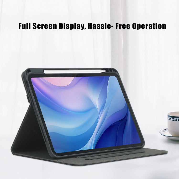 For iPad Pro 11 2025 / 2024 Front Stand Smart TPU Leather Tablet Case