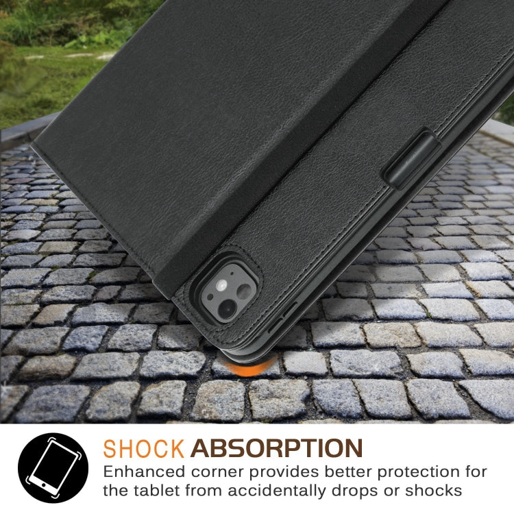 For iPad Pro 11 2025 / 2024 Front Stand Smart TPU Leather Tablet Case