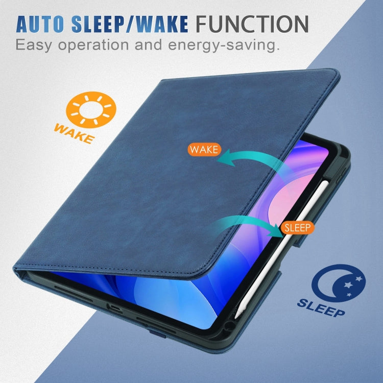 For iPad Pro 11 2025 / 2024 Front Stand Smart TPU Leather Tablet Case