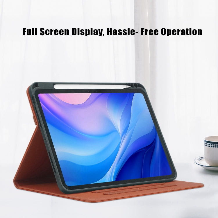 For iPad Pro 11 2025 / 2024 Front Stand Smart TPU Leather Tablet Case