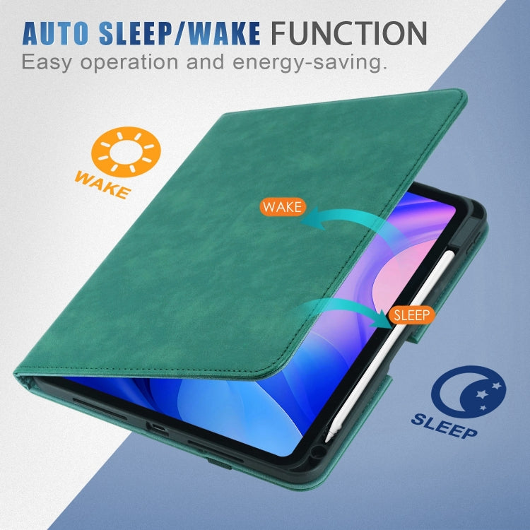 For iPad Pro 11 2025 / 2024 Front Stand Smart TPU Leather Tablet Case