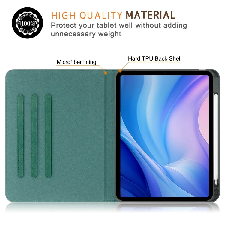 For iPad Pro 11 2025 / 2024 Front Stand Smart TPU Leather Tablet Case