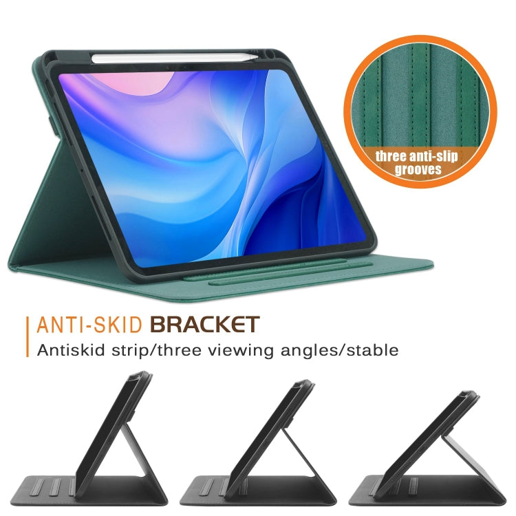 For iPad Pro 11 2025 / 2024 Front Stand Smart TPU Leather Tablet Case