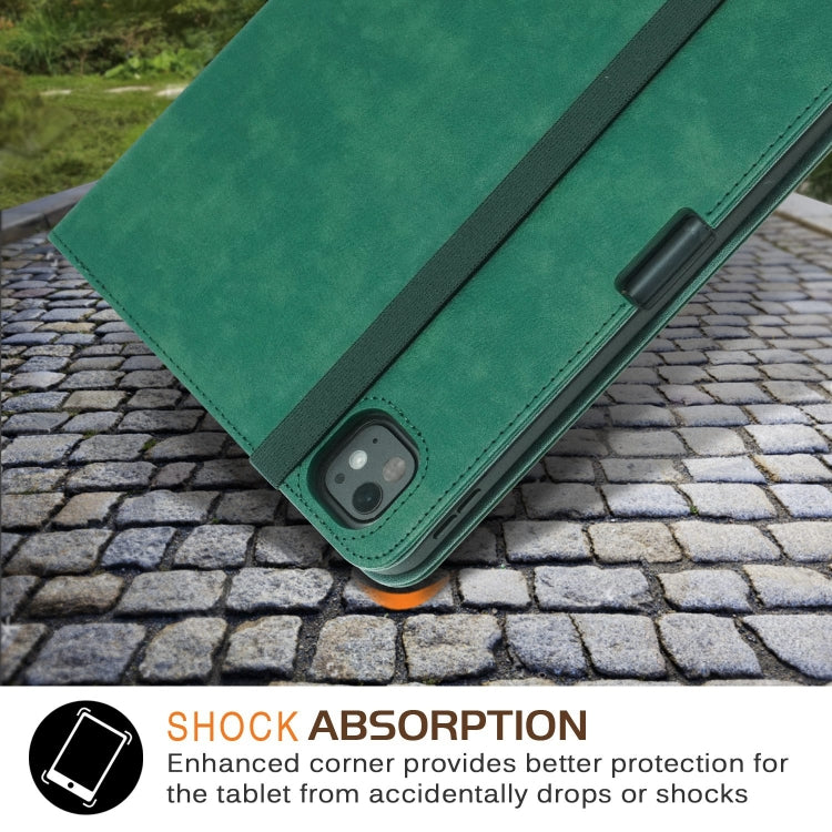 For iPad Pro 11 2025 / 2024 Front Stand Smart TPU Leather Tablet Case