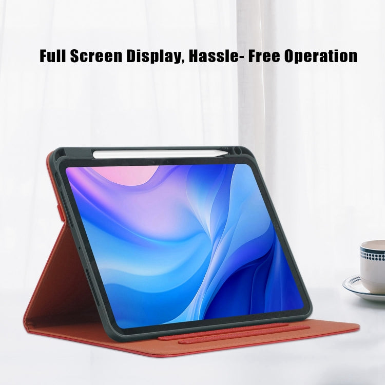 For iPad Pro 11 2025 / 2024 Front Stand Smart TPU Leather Tablet Case