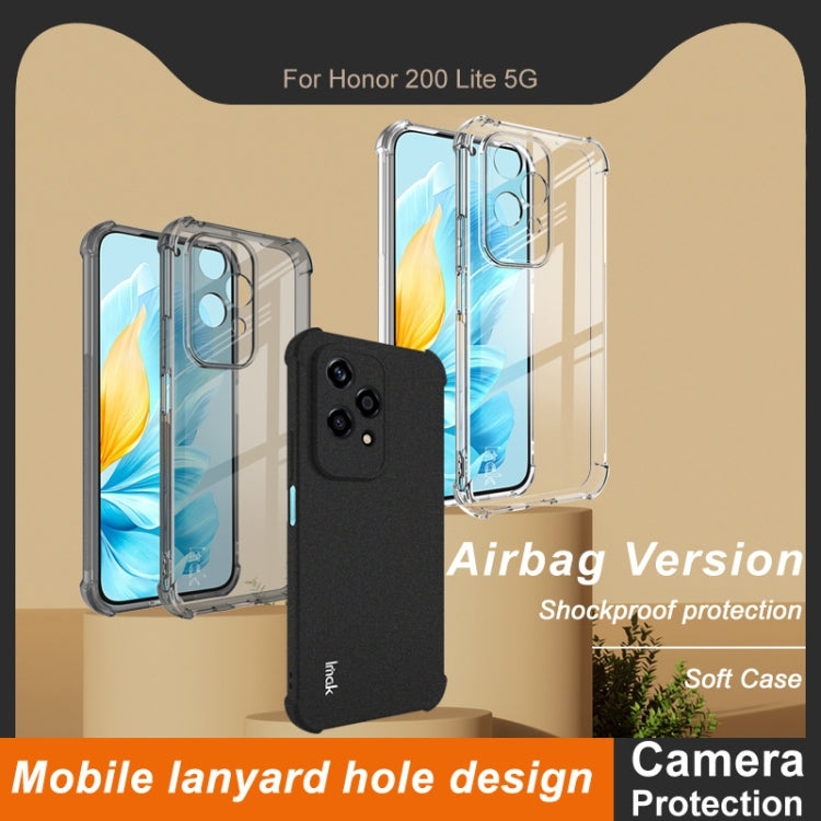 For Honor 200 Lite Global imak Shockproof Airbag TPU Phone Case