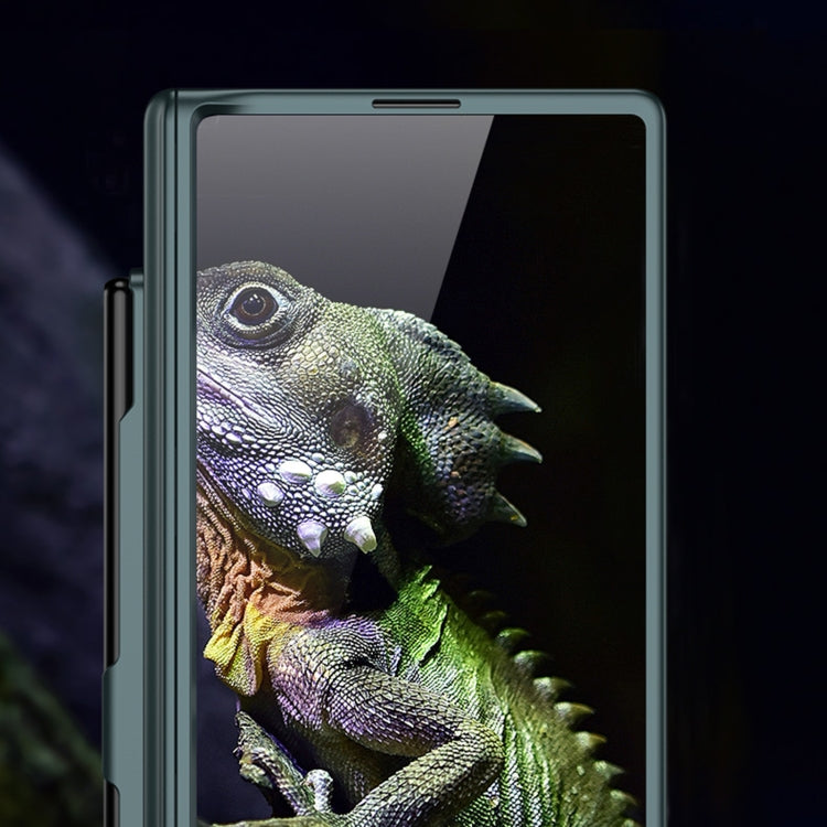For Samsung Galaxy Z Fold6 GKK Integrated Full Coverage Magnetic Fold Phone Case with Pen Slot, Not Included Pen