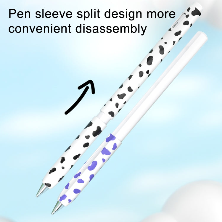 For Huawei M-Pencil 1 / 2 / 3 Cow Pattern Stylus Silicone Protective Cover