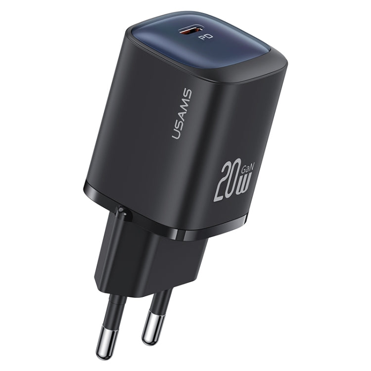 USAMS CC248 20W USB-C / Type-C GaN Fast Charger, EU Plug