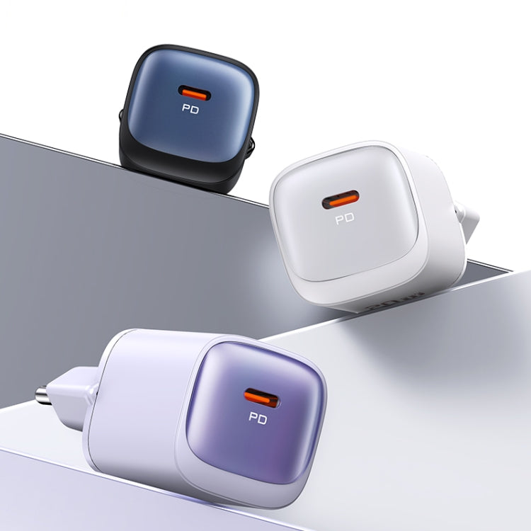 USAMS CC248 20W USB-C / Type-C GaN Fast Charger, EU Plug