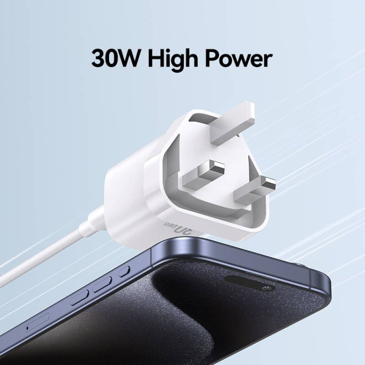 USAMS CC253 30W USB-C / Type-C GaN Fast Charger, UK Plug