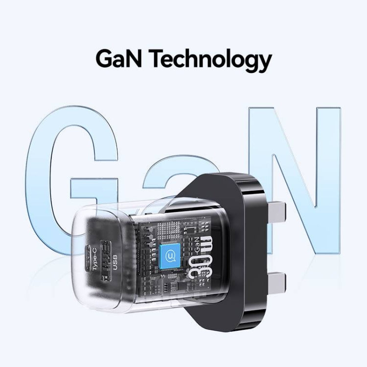 USAMS CC253 30W USB-C / Type-C GaN Fast Charger, UK Plug