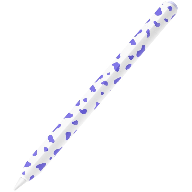 For Apple Pencil USB-C Cow Pattern Stylus Silicone Protective Cover