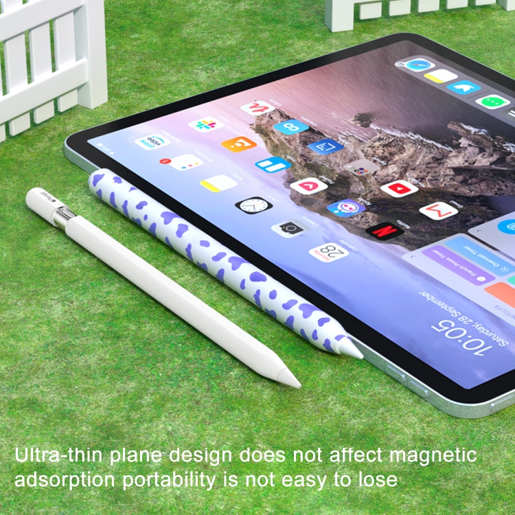 For Apple Pencil 1 Cow Pattern Stylus Silicone Protective Cover
