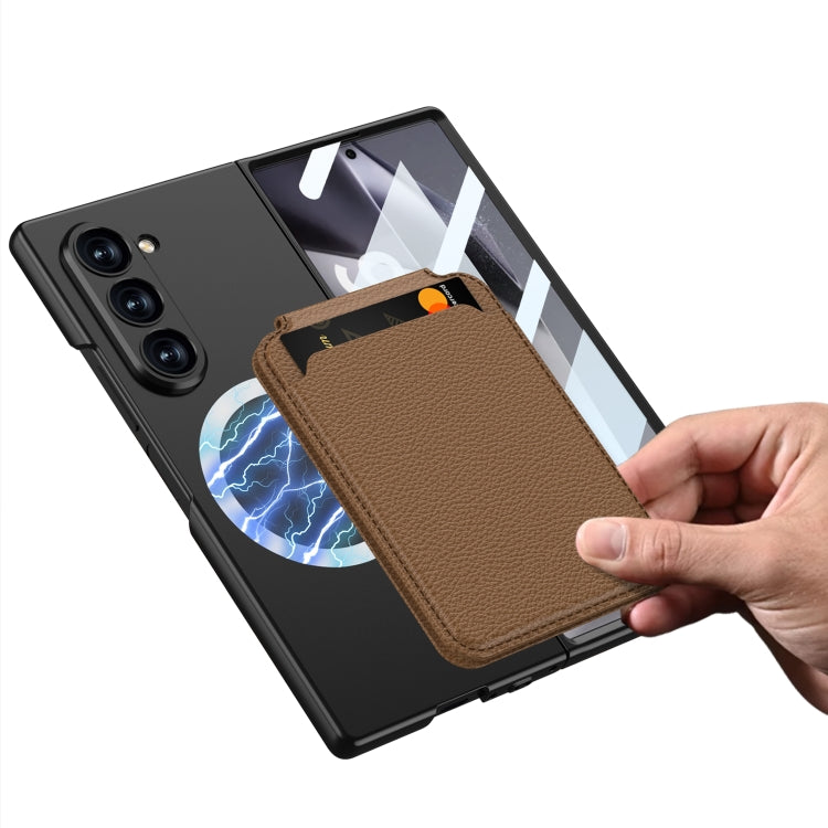 For Samsung Galaxy Z Fold6 GKK Integrated Magsafe Detachable Card Slot Phone Case