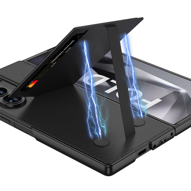 For Samsung Galaxy Z Fold6 GKK Integrated Rotor Bracket Recessed Card Bag Phone Case